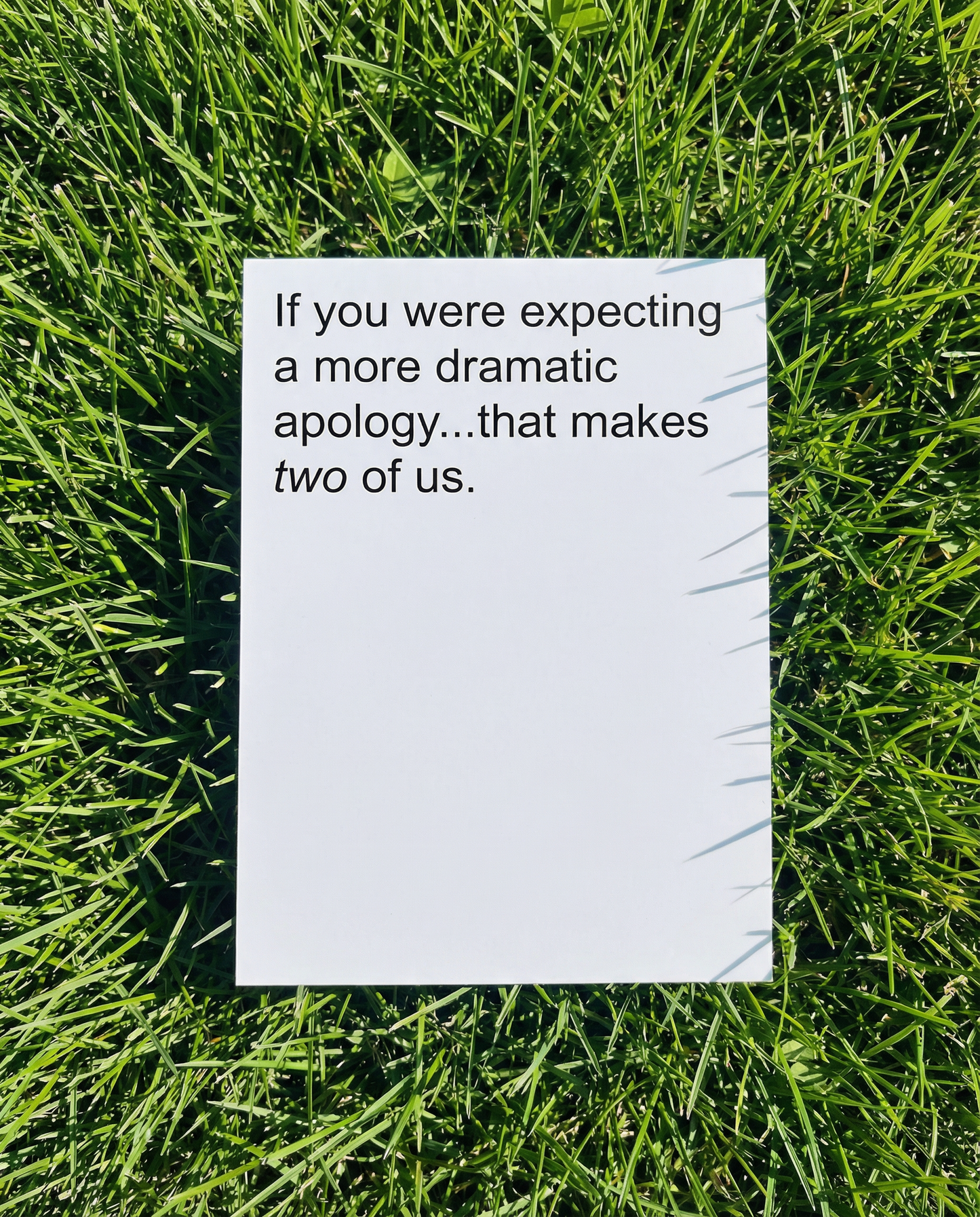 Apology
